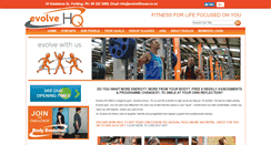 Desktop Screenshot of evolvefitness.co.nz